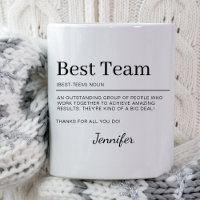 Personalise Best Team Corporate Staff Appreciation