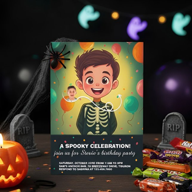 Personalise Birthday Photo Invitatio Invitation  (Creator Uploaded)