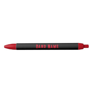 Personalise black ink pen