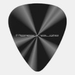 Personalise Black Metallic 🎸 Guitar Pick<br><div class="desc">⭐⭐⭐⭐⭐ 5 Star Review. Guitar Picks - ready for you to personalise. ⭐This Product is 100% Customisable. *****Click on EDIT DESIGN area to add, delete, move, resize, changed around, rotate, etc... any of the graphics or text or use the fill in boxes. ⭐99% of my designs in my store are...</div>