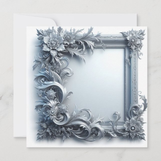 Personalise Blank Card - Invitation & Announcement (Front)