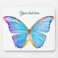 Personalise BLUE BUTTERFLY