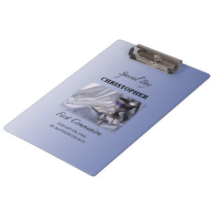 Personalise, Boy, First Communion Blue Clipboard