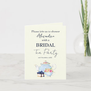 Personalise Bridal Shower Tea Party Invitation