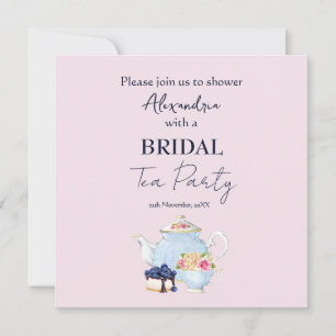 Personalise Bridal Shower Tea Party Invitation