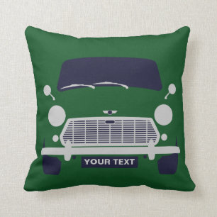 Personalise British Austin classic Mini car Cushion