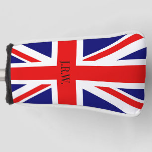 Personalise British flag Golf Head Cover