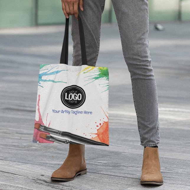 Personalise Business | Art Supplies Tote Bag (Creator Uploaded)
