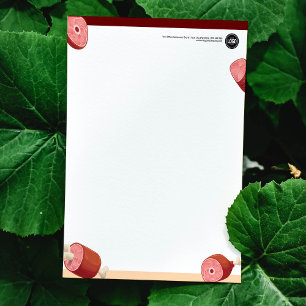 Personalise Business   Butcher Shop Custom Letterhead