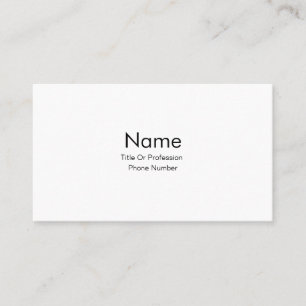 Personalise Business Card