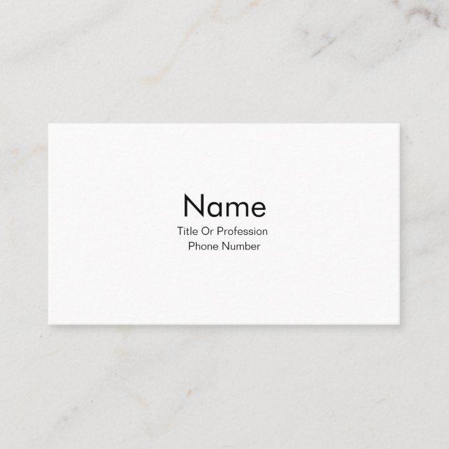 Personalise Business Card (Front)