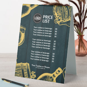 Personalise Business Dark Green Brewery Theme