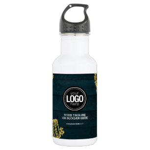 Personalise Business Dark Green Brewery Theme 532 Ml Water Bottle