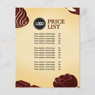 Personalise Business Logo   Chocolate Company Flyer