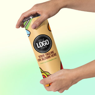 Personalise Business Logo   Hamburger Hotdog Theme Thermal Tumbler