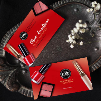 Personalise Business | Modern Makeup Company Card