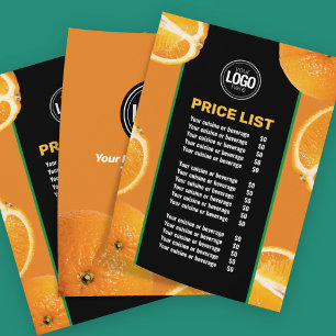 Personalise Business Orange Company Flyer