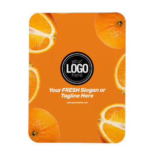 Personalise Business   Orange Company Magnet