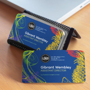 Personalise Business Tropical Fruits Company Card