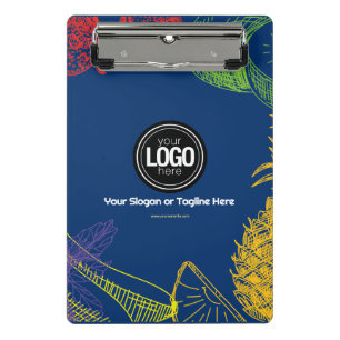 Personalise Business   Tropical Fruits Company Mini Clipboard