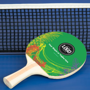 Personalise Business   Tropical Fruits Company Ping Pong Paddle