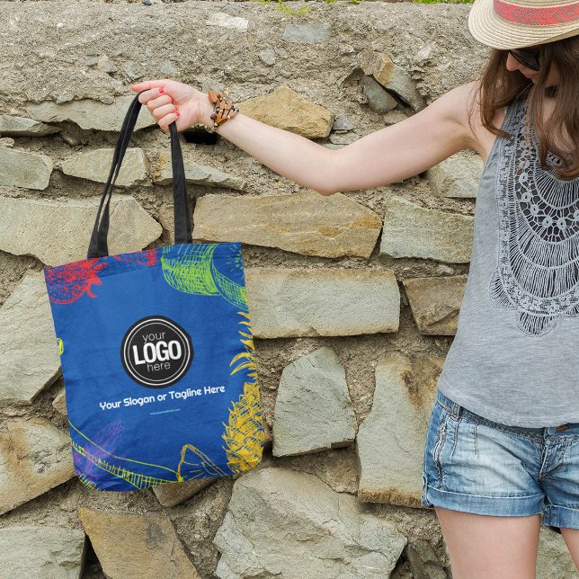 Personalise Business | Tropical Fruits Company Tote Bag (Creator Uploaded)