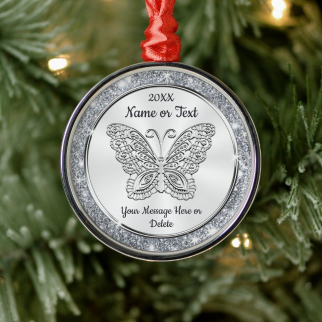 Personalise Butterfly Ornaments for Christmas Tree (Tree)