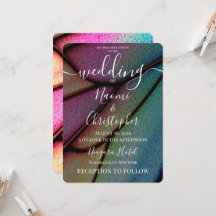 Personalise: Butterfly Wing Texture Wedding