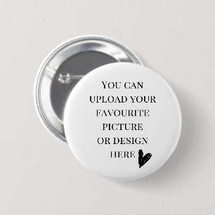 Personalise button pin 2-1/4"