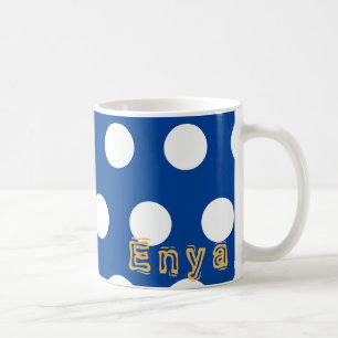Personalise by Name Polka Mug