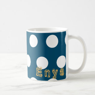 Personalise by Name Polka Mug