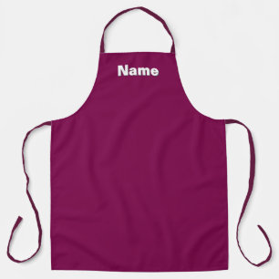 Personalise Cafe Caterer Baker Plum Kitchen     Apron