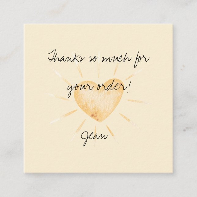 Personalise Calling Card (Front)