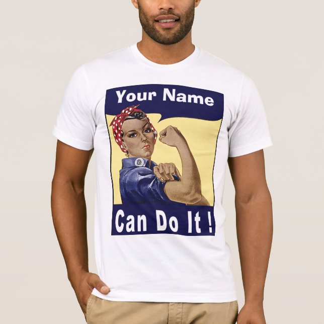 Personalise - Can Do It ! T-Shirt (Front)