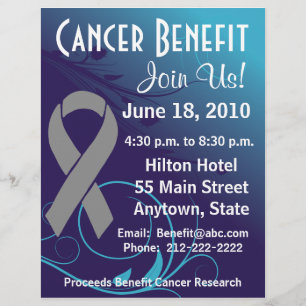 Personalise Cancer Benefit - Brain Cancer Flyer