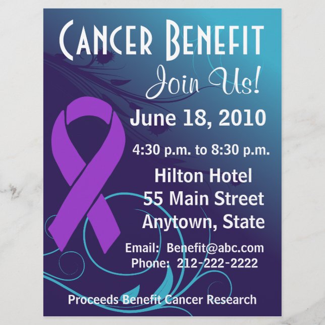 Personalise Cancer Benefit  - Leiomyosarcoma Flyer (Front)