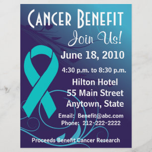 Personalise Cancer Benefit - Ovarian Cancer Flyer