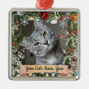 Personalise Cat Ornament