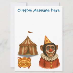 Personalise: Chester the chimp clown