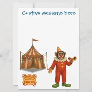 Personalise: Chester the chimp clown