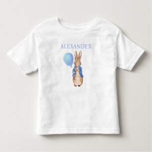 Personalise Child Name Peter the Rabbit Toddler T-Shirt