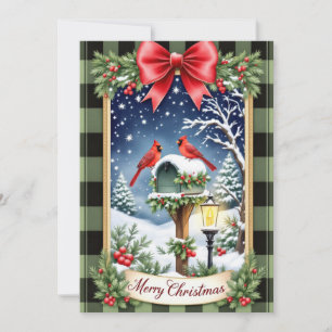 Personalise Christmas Card for Friends and Family
