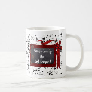 Personalise Christmas Dog Coffee Mug
