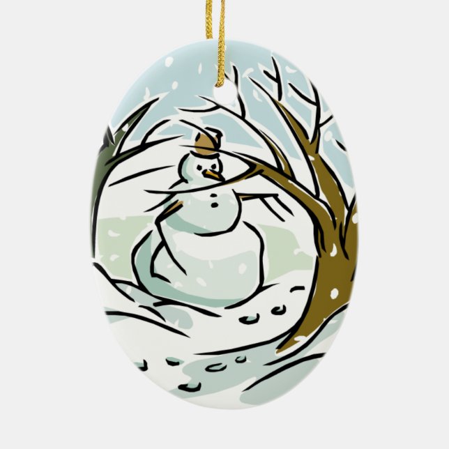 Personalise Christmas Ornament (Back)