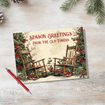 Personalise Christmas Winter Rocking Chair
