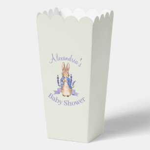 Personalise Classic Bunny Rabbit Baby shower Favour Box