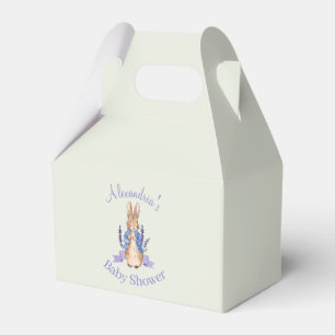 Personalise Classic Bunny Rabbit Baby shower Favour Box