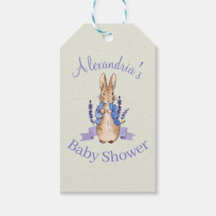Personalise Classic Bunny Rabbit Baby shower Gift Tags