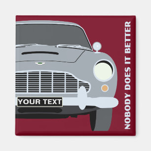 Personalise Classic DB5 sports car Magnet