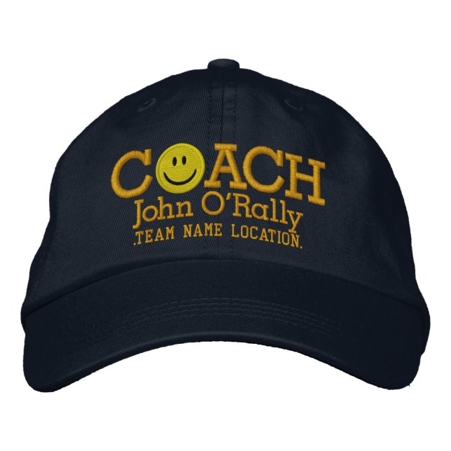 Personalise Coach Cap Your Name Your Game! (Front)